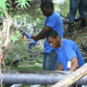 Community stream cleanup in Atlanta area (West Atlanta Watershed Alliance)
